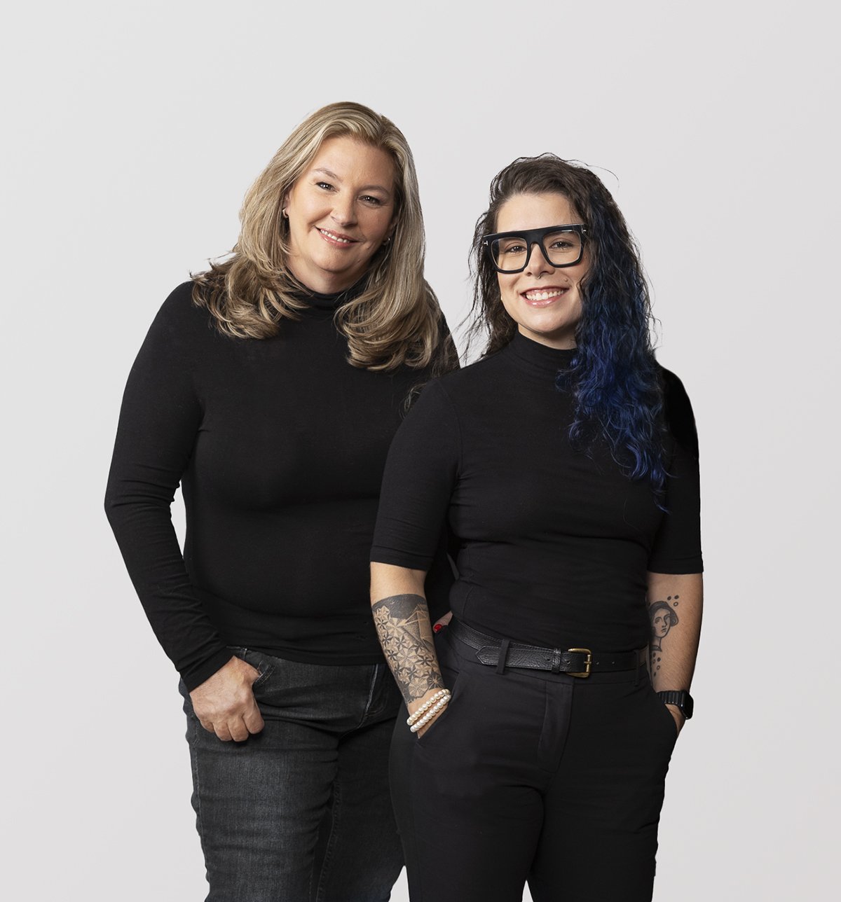 (Left to Right) Michelle & Florencia, COO & CEO of Toboggan Labs